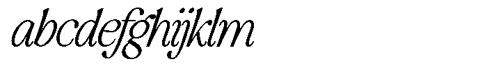 Montalvia Display Thin Condensed Italic FONT