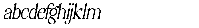 Montalvia Display Thin Condensed Oblique FONT