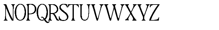 Montalvia Display Thin Condensed Font UPPERCASE