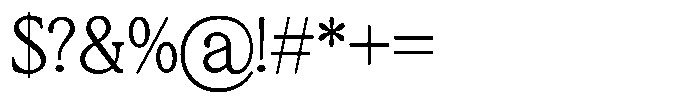 Montalvia Display Thin Contrast Font OTHER CHARS