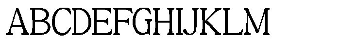 Montalvia Display Thin Expanded Contrast Font UPPERCASE