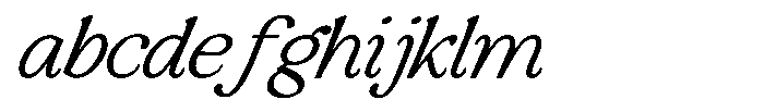 Montalvia Display Thin Expanded Italic Cont FONT