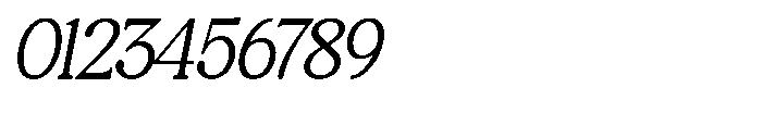 Montalvia Display Thin Expanded Obliq Cnt Font OTHER CHARS
