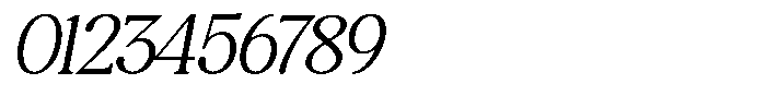 Montalvia Display Thin Expanded Oblique Font OTHER CHARS