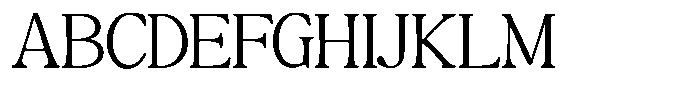 Montalvia Display Thin Expanded Font UPPERCASE