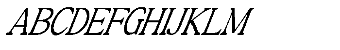 Montalvia Display Thin Italic Contrast Font UPPERCASE