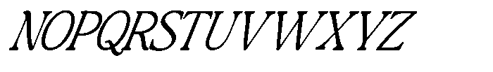 Montalvia Display Thin Italic Contrast Font UPPERCASE