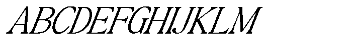 Montalvia Display Thin Italic Font UPPERCASE