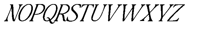 Montalvia Display Thin Italic Font UPPERCASE