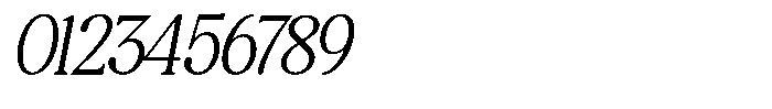 Montalvia Display Thin Oblique Font OTHER CHARS