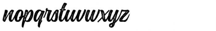 Montana Rough Typeface Font LOWERCASE
