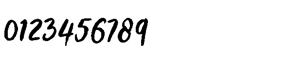 Montany Brush Font OTHER CHARS