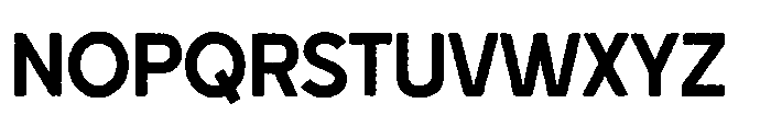 Montaroza Rough Texture Font UPPERCASE