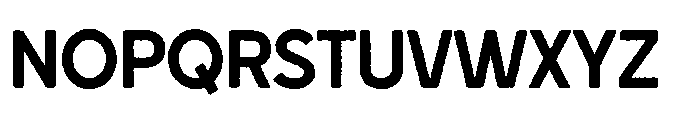 Montaroza Rough Font UPPERCASE