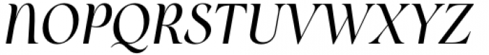 Montarsi Extended Medium Italic Font UPPERCASE