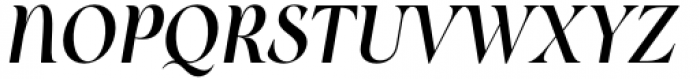 Montarsi Norm Bold Italic Font UPPERCASE