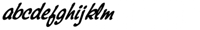 Montauk Pro Bold Italic Font LOWERCASE