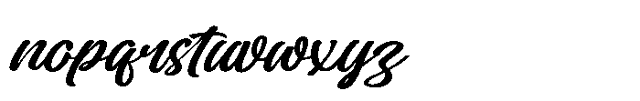 Montavie Font LOWERCASE