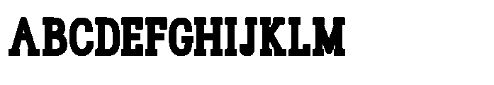 Montavox Bold Font UPPERCASE