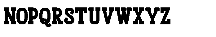 Montavox Bold Font UPPERCASE