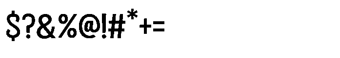 Montavox Regular Font OTHER CHARS