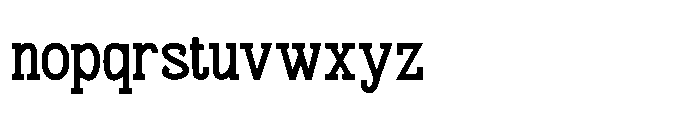 Montavox Regular Font LOWERCASE