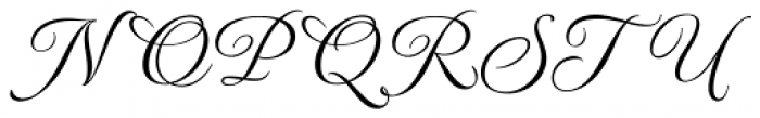 MonteCarlo Script A Font UPPERCASE