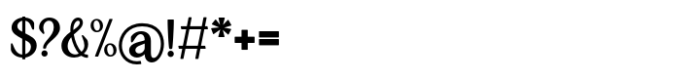 Monteci Font OTHER CHARS