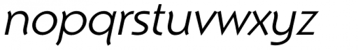 Montego Book Italic Font LOWERCASE