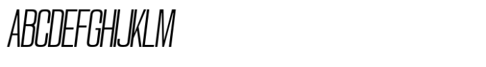 Montelisa Extra Light Italic Font UPPERCASE
