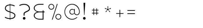 Montenna Extra Light Font OTHER CHARS