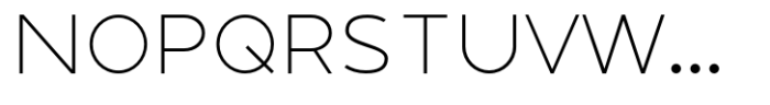 Montenna Extra Light Font UPPERCASE