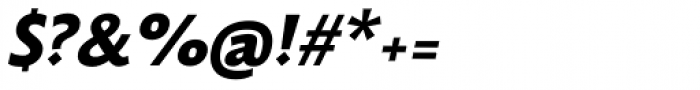 Monterchi Sans Extrabold Italic Font OTHER CHARS