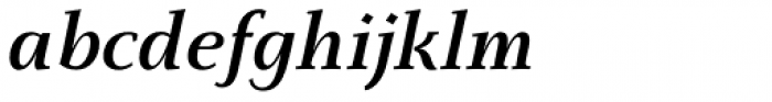 Monterchi Serif Bold Italic Font LOWERCASE