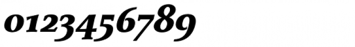 Monterchi Serif Extrabold Italic Font OTHER CHARS
