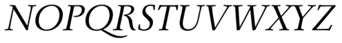 Monterchi Serif Italic Font UPPERCASE