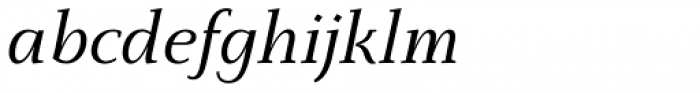 Monterchi Serif Italic Font LOWERCASE