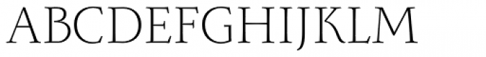 Monterchi Serif Light Font UPPERCASE