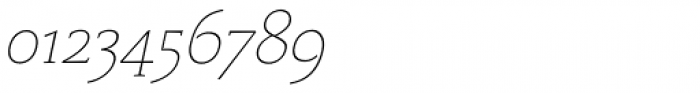 Monterchi Serif  Thin Italic Font OTHER CHARS