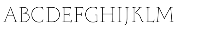 Monterchi Serif Thin Font UPPERCASE