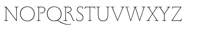 Monterchi Serif Thin Font UPPERCASE