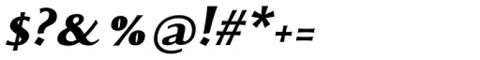 Monterchi Text Extrabold Italic Font OTHER CHARS