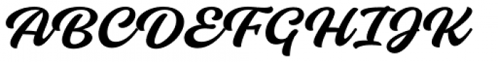 Monteria Regular Font UPPERCASE