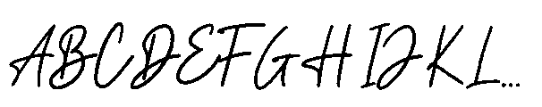 Monthine Font UPPERCASE