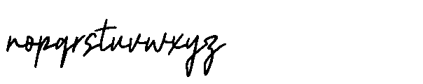 Monthine Font LOWERCASE