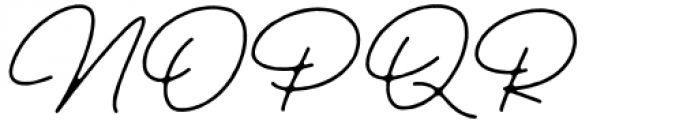 Monthoers Signature Rough Font UPPERCASE