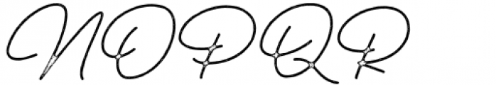 Monthoers Signature Vintage Font UPPERCASE