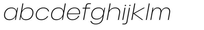 Montilla Extended ExtraLight Italic FONT