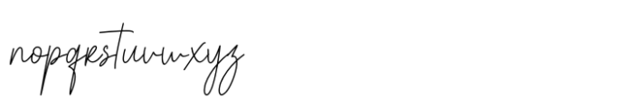 Monting Serif Script Font LOWERCASE
