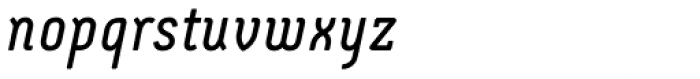 Montix Pro Italic Font LOWERCASE